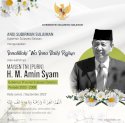Andi Sudirman Sampaikan Duka atas Wafatanya Gubernur Sulsel Periode 2003-2008 Amin Syam