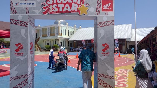 Honda Jagoanku Student Star yang sebelumnya telah berlangsung di 8 SMA di Makassar/Ist