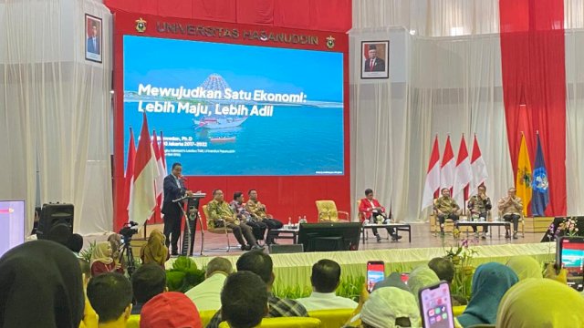Sambangi Kampus Unhas, Anies Baswedan Paparkan Konsep Re-industrialisasi Kakao di Sulawesi