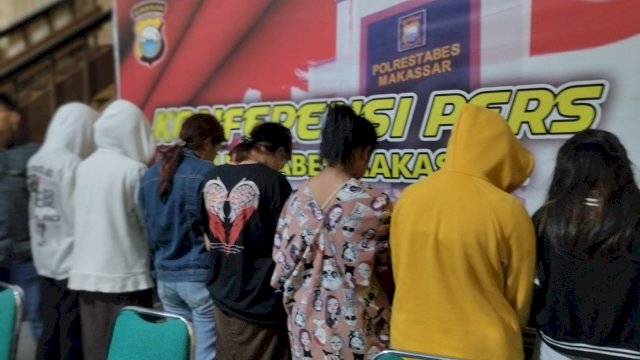 Tujuh remaja diamankan jajaran unit Perlindungan Perempuan dan Anak (PPA) Satreskrim Polrestabes Makassar, di kediamannya masing-masing, pada Jumat (29/9/2023) (Portal Media/Aldy)