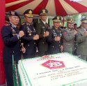 Dandim 1405 Parepare Bacakan Amanat Serentak Panglima TNI di Puncak Perayaan HUT TNI ke 78