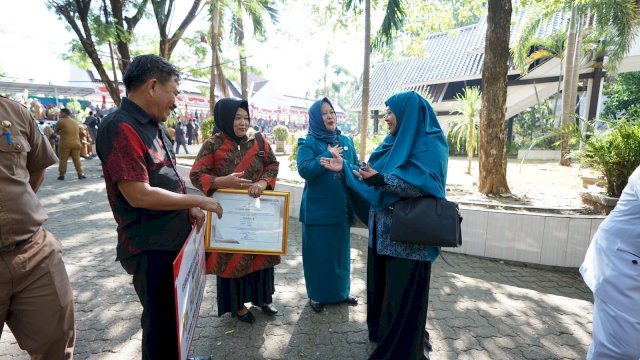 Taufan Pawe Terima Dua Penghargaan Dari Pemprov Sulsel Disisa Dua Bulan Kepemimpinannya
