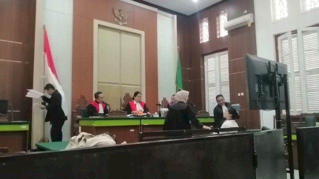 Sidang yang digelar di Pengadilan Negeri (PN) Makassar, Rabu (18/10/2023)/Ist