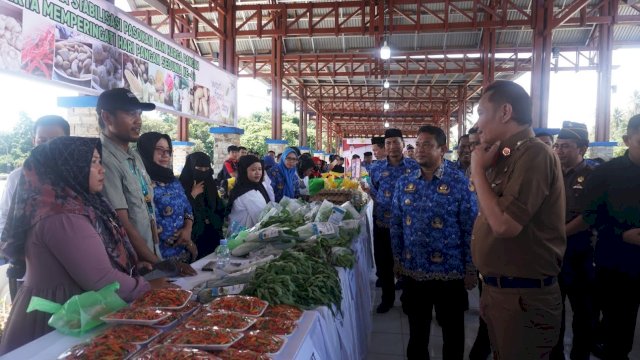 Kelompok Tani  Binaan PT Vale Ramaikan Gerakan Pangan Murah Serentak di Morowali