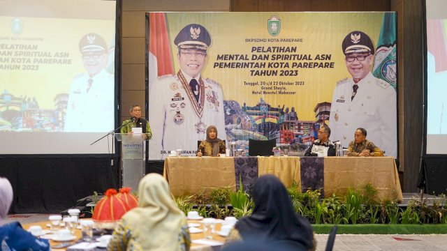 Buka Pelatihan Mental dan Spritual ASN Pemkot Parepare, Taufan Pawe Sebut Karakter Keras Bentuk Pembinaan