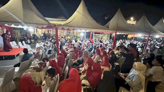 Ratusan Warga Bonto Biraeng Hadiri Maulid Nabi Andi Tenri Uji Idris
