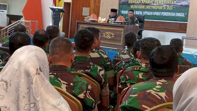 Kodim 1405 Parepare Jalin Sinergitas Bersama Pemerintah Daerah