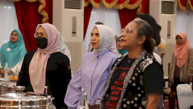Talkshow dalam rangka menyambut peringatan Perayaan Bulan Peduli Down Syndrome, yang dilaksanakan di Gedung Tudang Sipulung Rujab Gubernur Sulsel, Minggu, 29 Oktober 2023. 