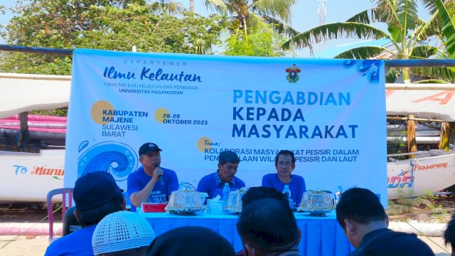Departemen Ilmu Kelautan Unhas Lakukan Penyuluhan Rumpon di Majene