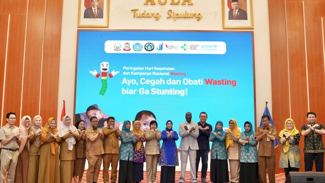 Kampanye Nasional Peningkatan Kesadaran Masyarakat Tentang Wasting Dalam Rangka Memperingati Hari Kesehatan Nasional 2023 di Provinsi Sulawesi Selatan.