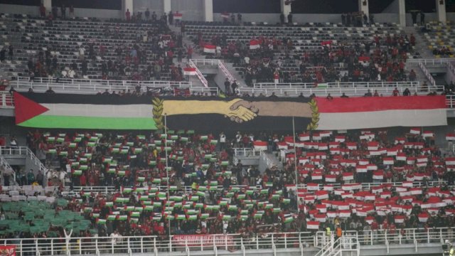 Tak Dipermasalahkan FIFA, Supporter Timnas Diajak Penuhi Stadion dengan Bendera Palestina