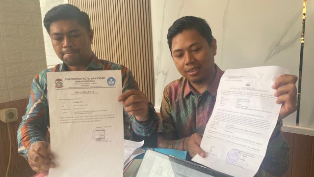 Kuasa Hkum GF, Mahar Tri Ramadani saat memberi keterangan kepada awak media/Ist