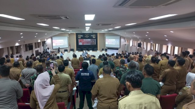 Sekda Kota Makassar Pimpin Pembacaan Pakta Integritas Deklarasi Netralitas ASN
