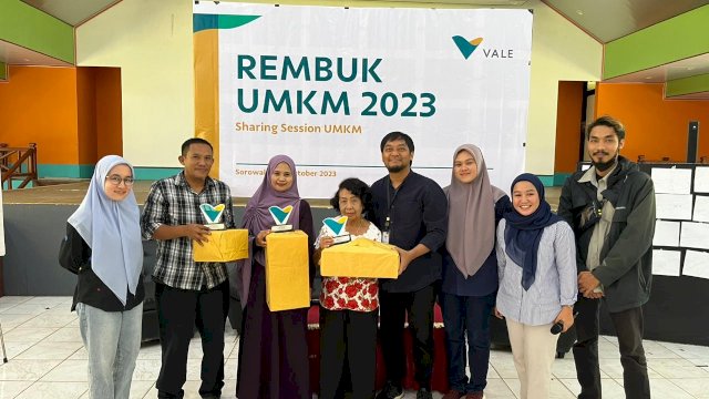 PT Vale Motivasi Kemajuan Pelaku Usaha Lokal Lewat Rembuk UMKM