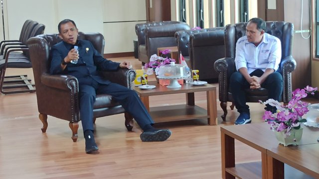 Pj Wali Kota Akbar Ali Terima Audiens SMSI Parepare, Siap Tingkatkan Sinergitas