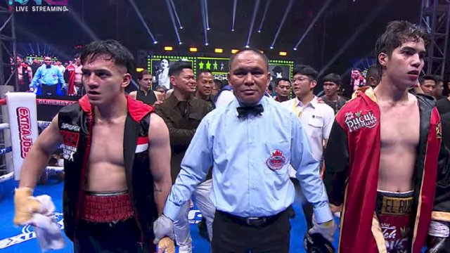 El Rumi Kalahkan Jefri Nichol di Atas Ring Tinju Superstar Knockout