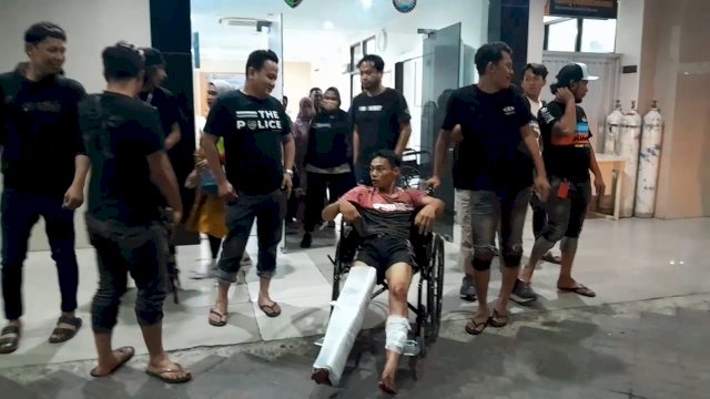 Dominggus (30) saat diamankan unit Jatanras Polrestabes Makassar/Ist