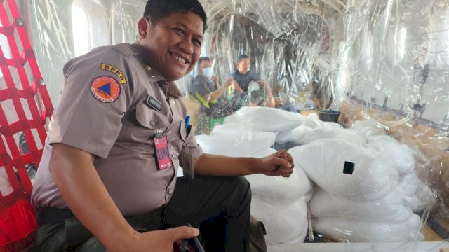 Kepala Pelaksana BPBD Sulsel, Amson Padolo, saat pelaksanaan TMC, baru-baru ini.