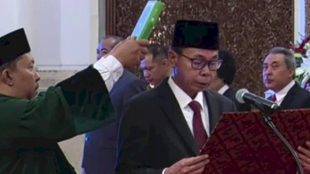 Nawawi Pomolango Resmi Dilantik Jokowi sebagai Ketua KPK Sementara Gantikan Firli Bahuri