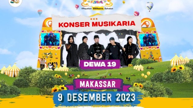 Yuk, Ikuti Selebrasi HUT ke-33 Adira Finance di Makassar: Ada Konser Musikaria hingga Ragam Keseruan Lainnya