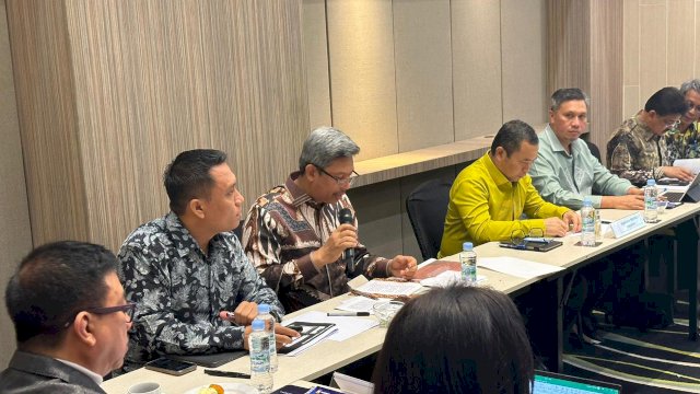 Pj Sekda Provinsi Sulawesi Selatan, Andi Muhammad Arsjad memaparkan sejumlah inovasi dan implementasi dalam keterbukaan informasi publik.
