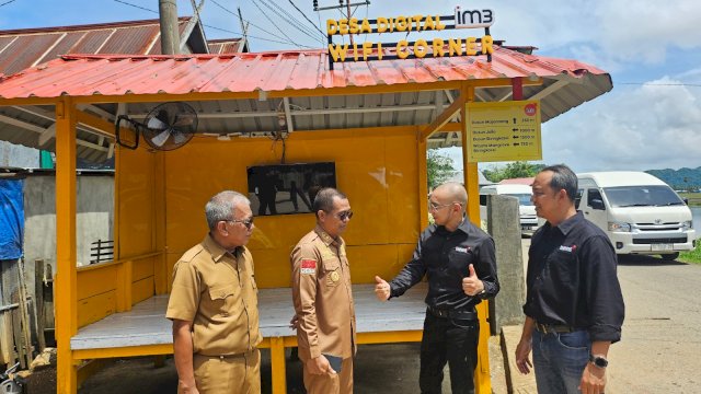 Program Desa Digital IM3 Bikin Melek Pelaku UMKM di Desa Bulu Cindea Pangkep