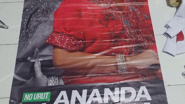 Alat Peraga Kampanye Dirusak, Ananda Ainun Tempuh Jalur Hukum