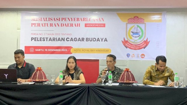 Sekretariat DPRD Kota Makassar Sosialisasi Perda Tentang Pelestarian Cagar Budaya