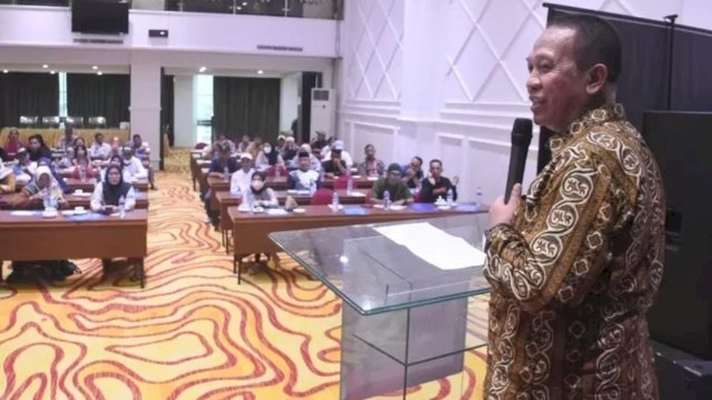 Anggota DPRD Makassar Hasanuddin Leo Sosialisasi Penyebarluasan Perda Pendidikan 