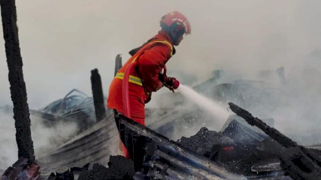 Damkar Makassar telah Lakukan Aksi Penyelamatan 546 Kali Sepanjang Tahun 2023