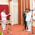 Bahtiar Baharuddin Lantik Pj Bupati Jeneponto dan Sidrap