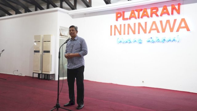 REFLEKSI. Penjabat Sekertaris Daerah Provinsi Sulawesi Selatan Andi Muhammad Arsjad memaparkan capaian Pemprov Sulsel sepanjang 2023.