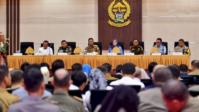 Dalam Silaturahmi bersama Pangdam XIV Hasanuddin, Mayjen Bobby Rinal Makmun, seluruh Forkopimda dan OPD lingkup Pemprov Sulsel, Penjabat Gubernur Sulsel, Bahtiar Baharuddin, menyampaikan siap mendukung Pangdam XIV Hasanuddin, dan semakin memperkuat kolaborasi dan sinergitas.