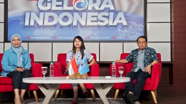 DISKUSI. Mahfuz Sidik dalam diskusi Gelora Talks bertajuk 'Peluang Partai Baru Lolos ke Senayan, Rabu (10/1/2024) sore.