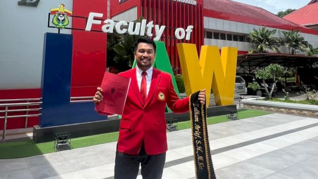 Zulham Arief Berhasil Raih Gelar Magister Kenotariatan di Fakultas Hukum Unhas