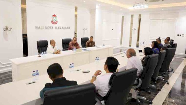 AUDIENS. BKSG Sulsel audiens dengan Wali Kota Makassar Moh Ramdhan Pomanto, di Kantor Balai Kota Makassar.