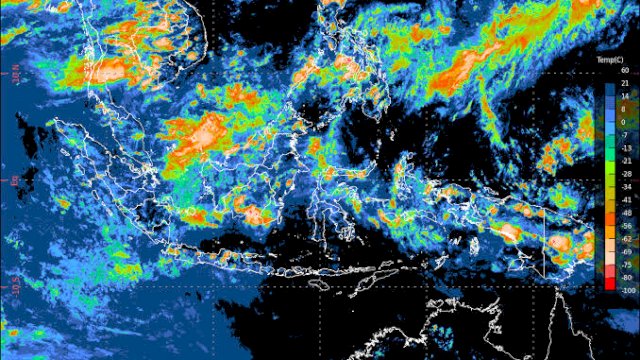 WASPADA. BMKG mengimbau masyarakat di beberapa daerah untuk mewaspadai adanya potensi hujan lebat hingga angin kencang.