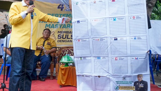 Caleg DPR RI Dapil II Partai Golkar Nomor Urut 4, Taufan Pawe (TP).