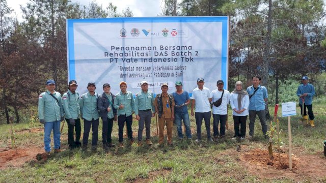 Rehabilitasi DAS di Tana Toraja, PT Vale Tanam 424 Ribu Bibit Pohon