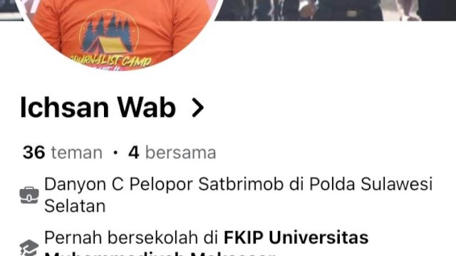 Nama Komandan Batalyon (Danyon) C Pelopor Satuan Brimob Polda Sulsel, Kompol Nur Ichsan, kembali dicatut orang tak dikenal (OTK) melalui media sosial (medsos), Facebook.