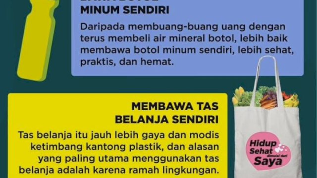 Sakit Umum Daerah ( RSUD) Andi Makkasau Parepare mengajak masyarakat mencintai bumi dengan mengurangi sampah plastik.