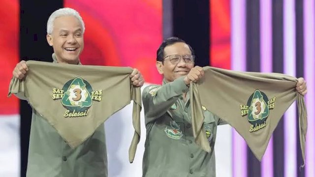 Ganjar Pranowo dan Mahfud MD