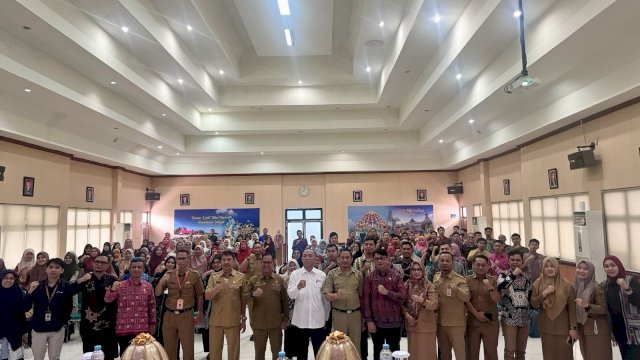 Pelatihan Government Transformation Academy (GTA), di Aula Kampus 1 BPSDM Provinsi Sulsel, di Jalan Sultan Alauddin Makassar No. 105 B, Selasa, 30 Januari 2024.