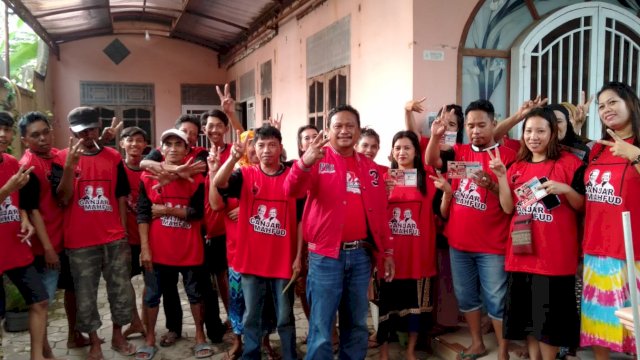 Politisi PDIP Andi Walinga Kampanyekan Ganjar-Mahfud di 2 Kecamatan