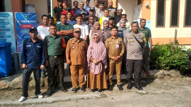 Bekali Linmas Jelang Pemilu, Pemerintah Kelurahan Ujung Baru Gelar Pengarahan