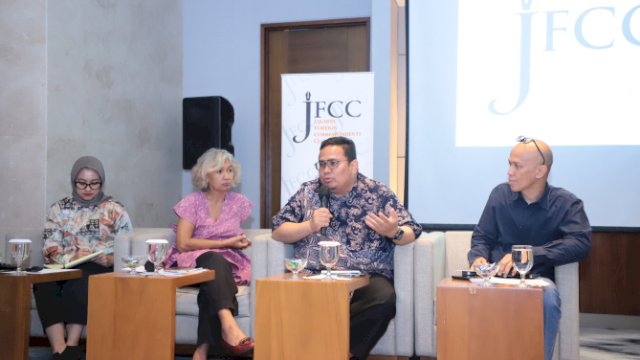 Ketua Bawaslu Rahmat Bagja menjadi narasumber dalam diskusi yang digelar oleh Jakarta Foreign Correspondents Club (JFCC) di Jakarta.
