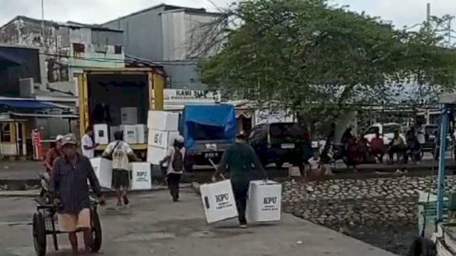 Akui Keliru, KPU Makassar Tarik Kembali Logistik yang Sempat Dikirim ke Pulau