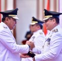 Bahtiar Baharuddin Lantik Pj Bupati Luwu dan Wajo 