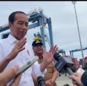 Resmikan Proyek MNP, Jokowi: Ini Pelabuhan Terbesar di KTI