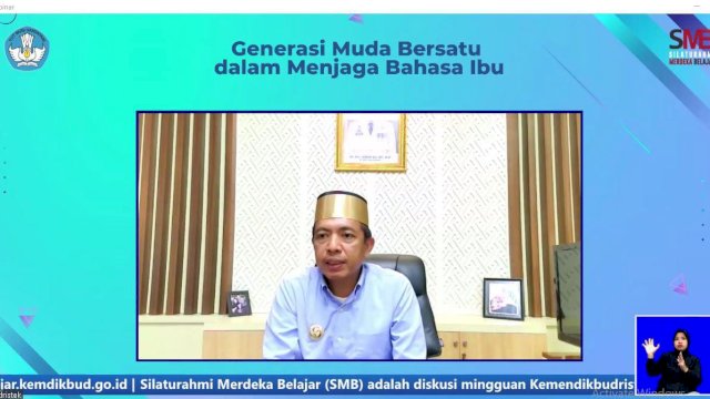 WEBINAR.Penjabat Wali Kota Parepare, Dr Akbar Ali didaulat sebagai Pembicara dalam Webinar Silaturahmi Merdeka Belajar.